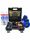 HyChill  Minus 30 - Duo 425g x 2 Cans + Tap + Manifold & Vacuum Set - R134a