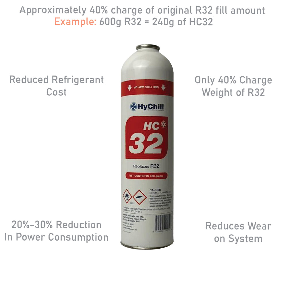 Hychill HC32 - Single - R32 alternative - Easy to use