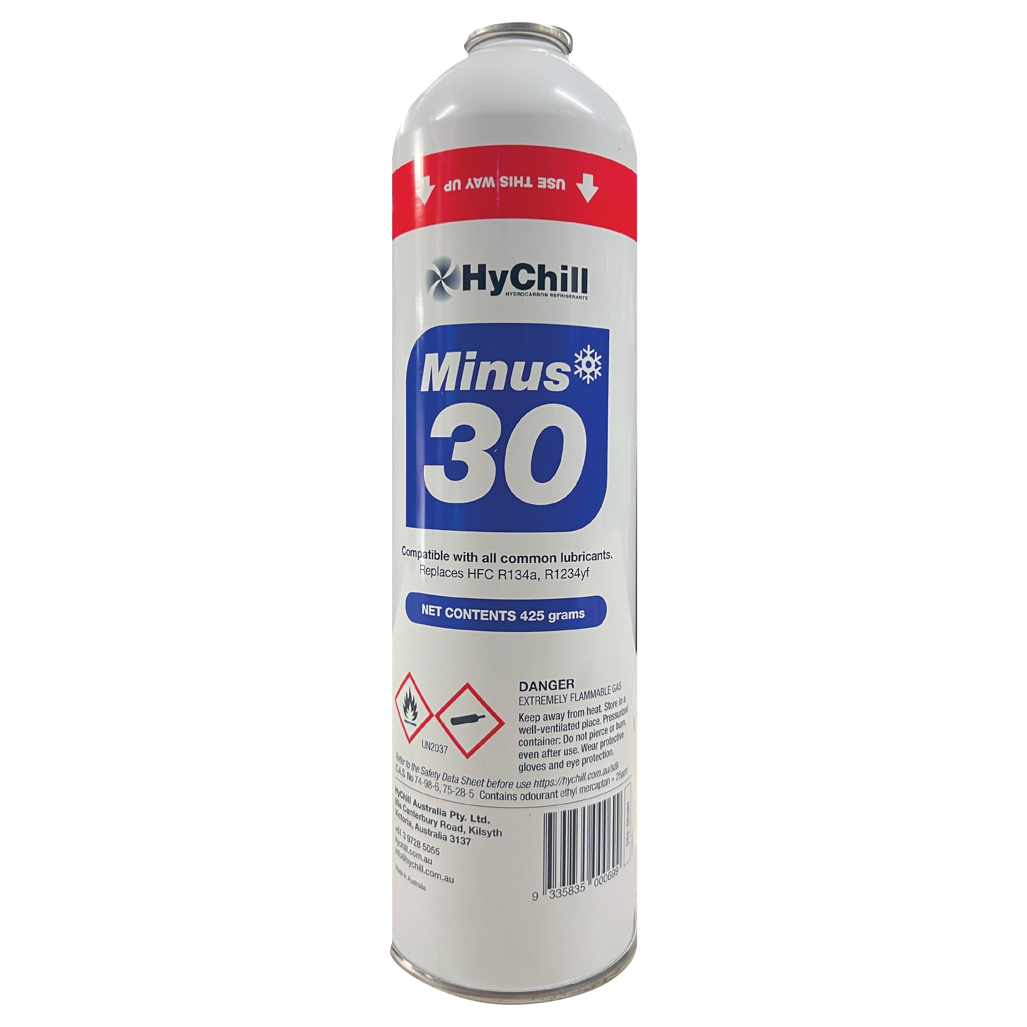 Hychill Minus30 Single – R134a, R12 & R1234yf Refrigerant Easy to use