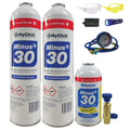 Hychill Minus30 Trio Pack with Hose & UV Kit – R134a, R12 & R1234yf Alternative
