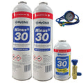 Hychill Minus30 TRIO Pack with Hose Kit – R134a, R12 & R1234yf Refrigerant Alternative