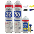 Hychill Minus30 TRIO Pack UV Kit – R134a, R12 & R1234yf Refrigerant Alternative