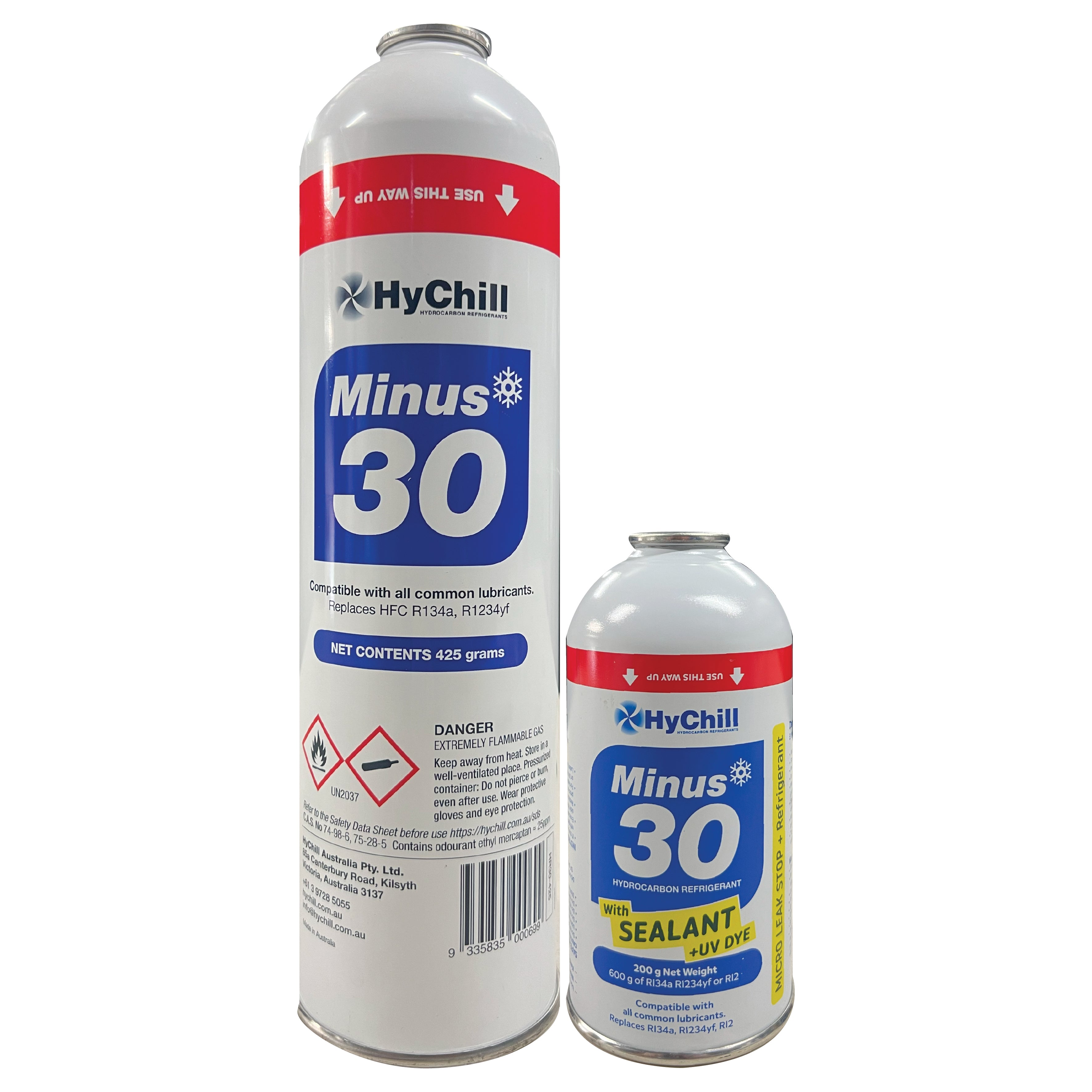 Hychill Minus30 Duo Pack – Hydrocarbon Alternative for R134a, R12 & R1234yf