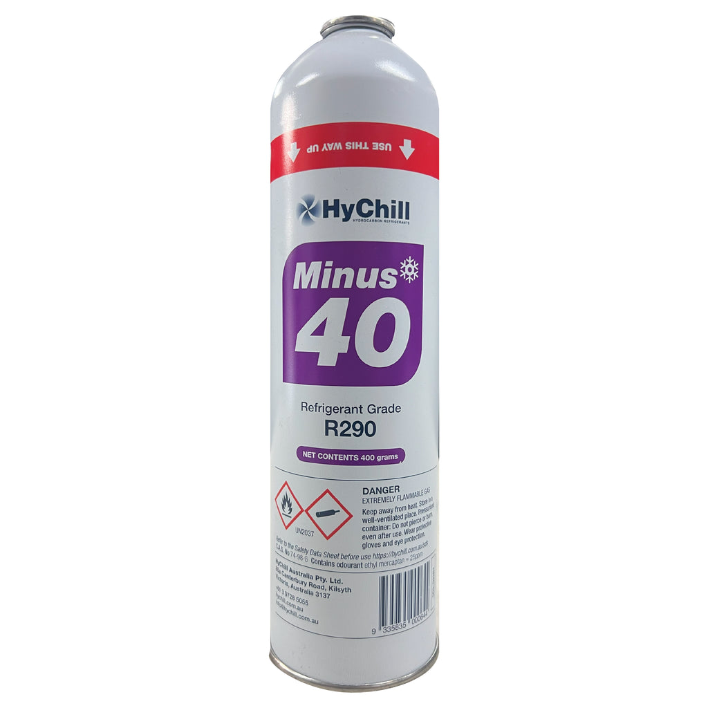 Hychill Minus40 Single Can – R290 Refrigerant Alternative – Easy to Use