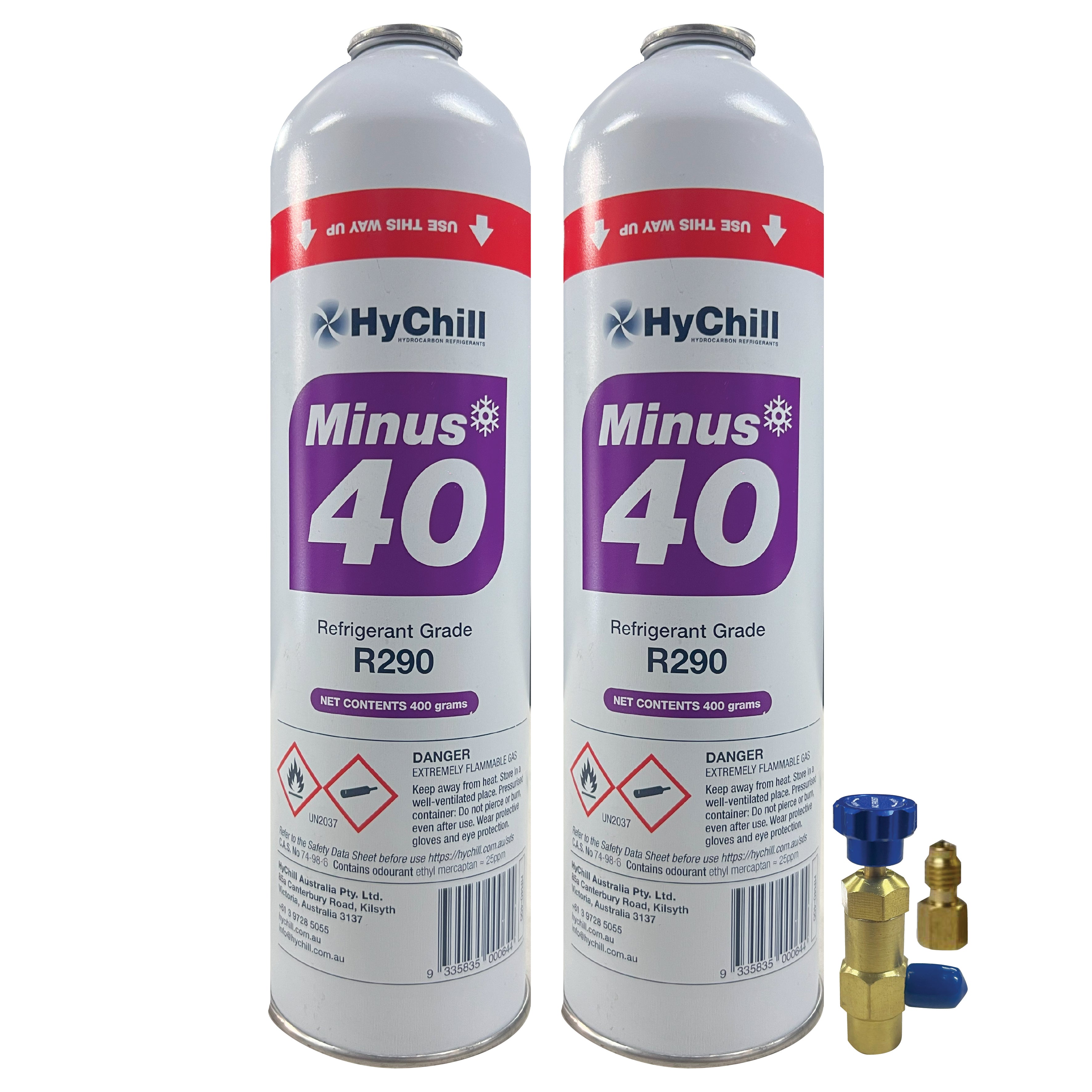 Hychill Minus40 Duo Pack – R290 Refrigerant Alternative for Efficient Cooling