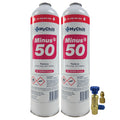 Hychill Minus50 – Duo Pack – R22 & R404A Refrigerant Alternative – Easy to Use