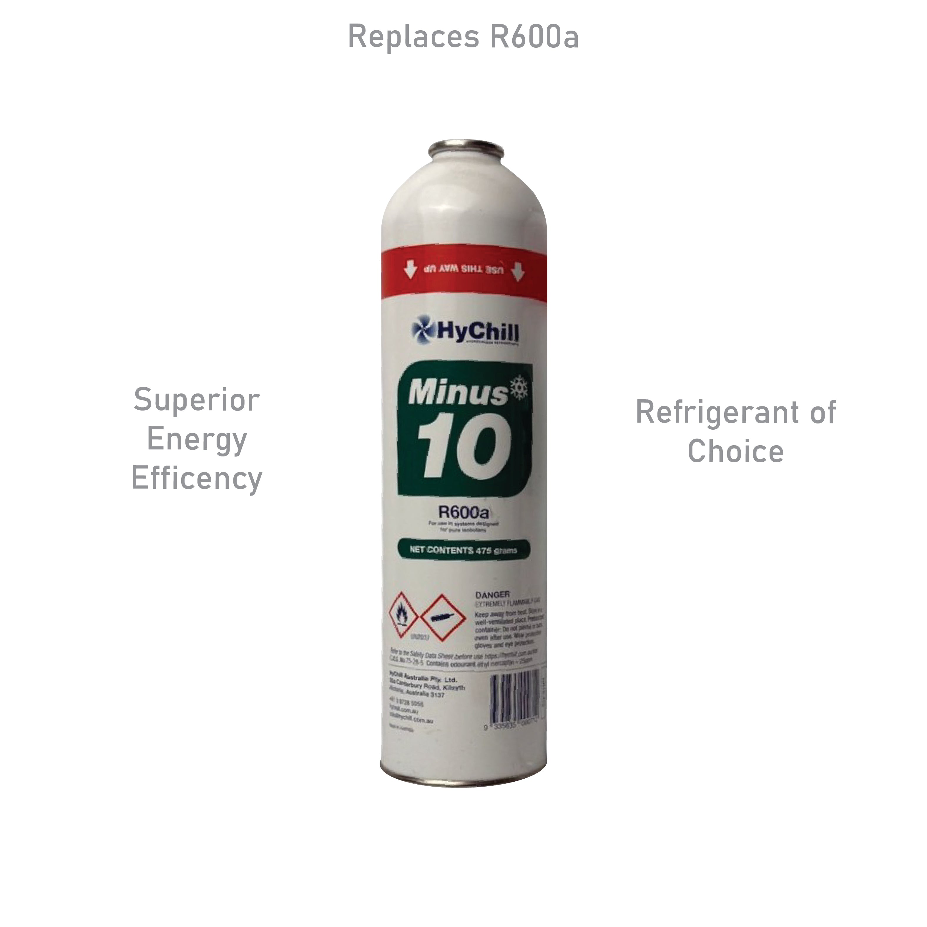 Hychill Minus10 Single with Tap – R600a Refrigerant Alternative – Easy to Use