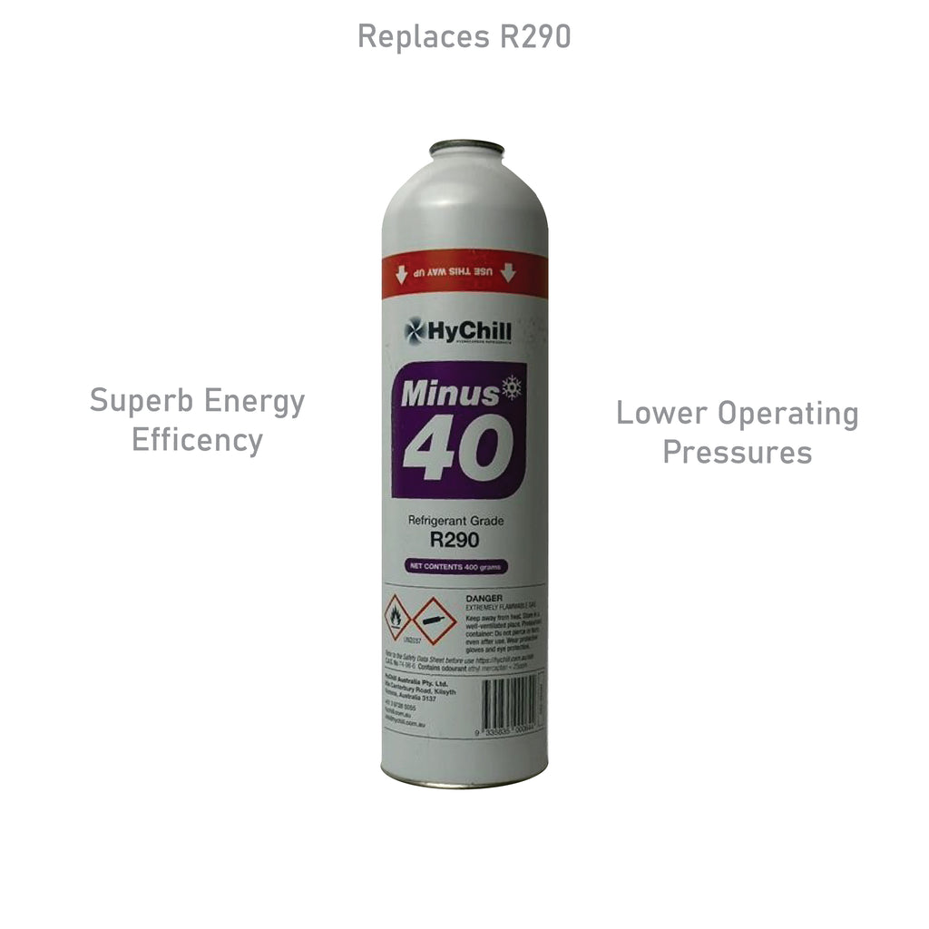 Hychill Minus40 Duo Pack – R290 Refrigerant Alternative for Efficient Cooling
